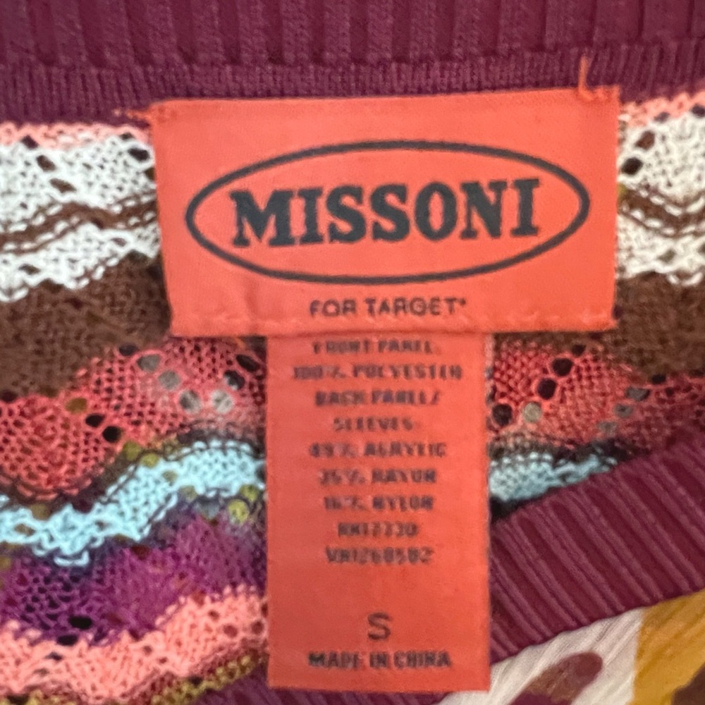 Small Missoni For Target Chevron Knit Top - Picture 4 of 4